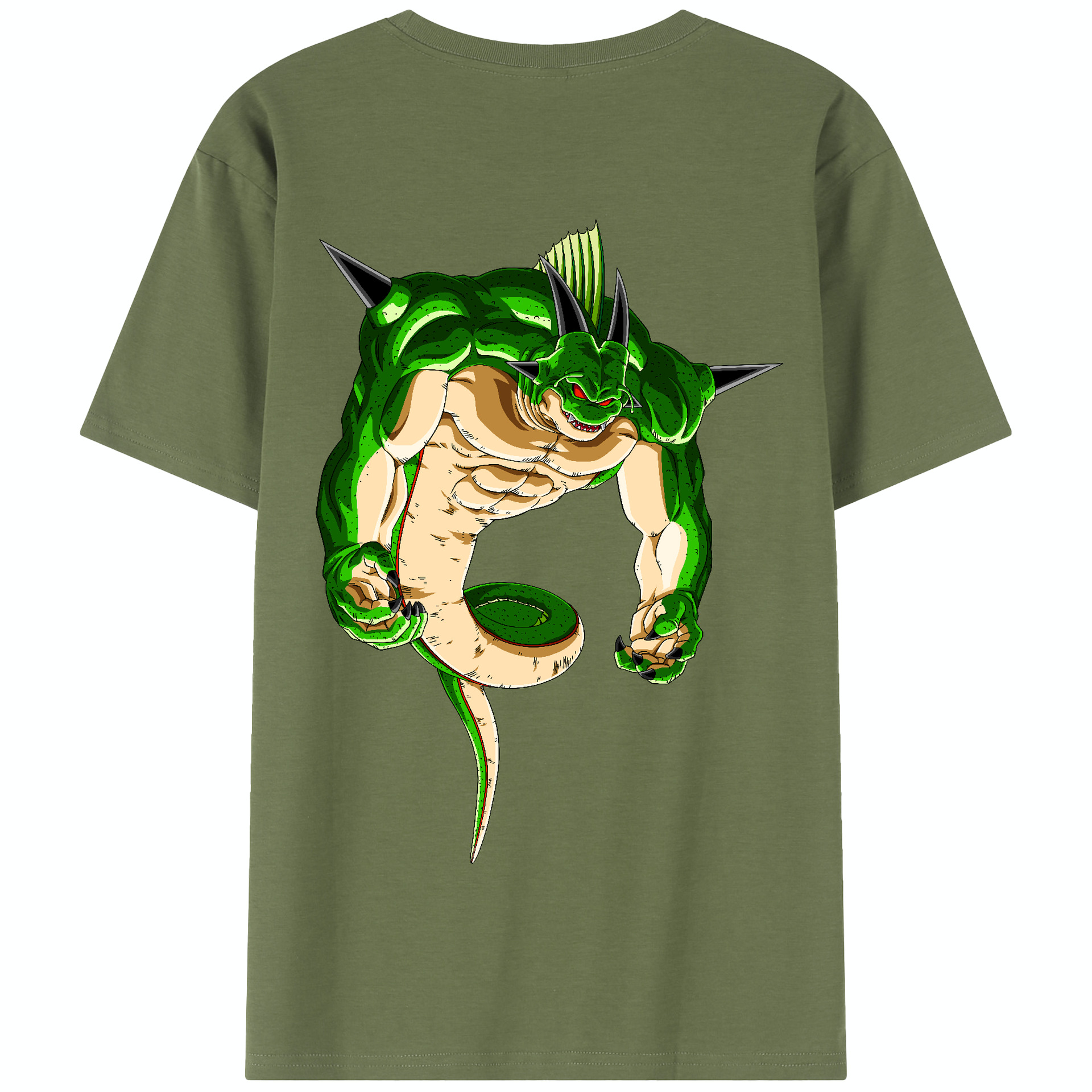 （画像用） ドラゴンボール 神龍 シェンロン DRAGON BALL Shenron 綿100％半袖Tシャツ（背面プリント）